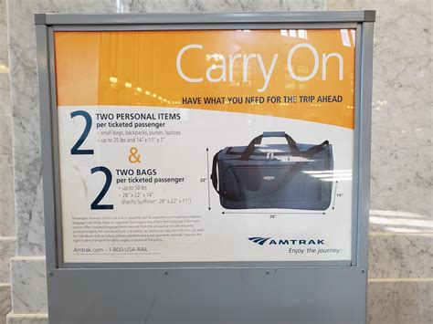 what luggage can you bring on amtrak